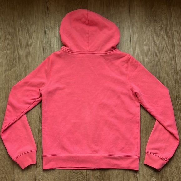 PINK Victoria’s Secret Women’s Hot Pink Full Zip Hoodie Size Medium - Picture 12 of 17
